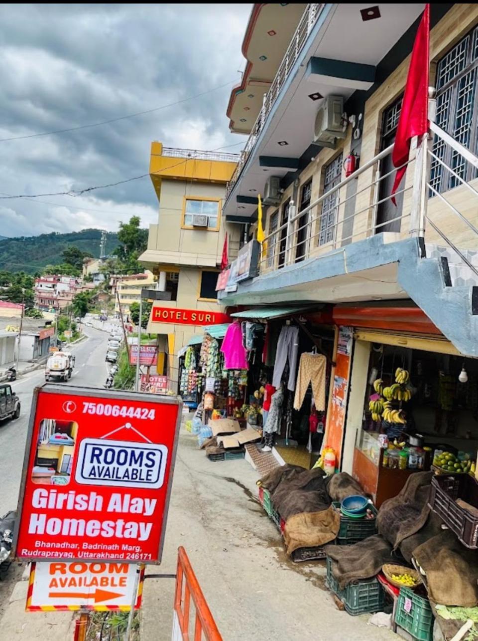 Girish Alay Home Stay Rudraprayāg Exterior foto